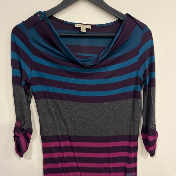 Burberry Striped Long Sleeve Top - Blue, Purple, Gray - Picture 3 of 8